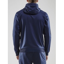 Craft Hoodie Fullzip Pro Control navy blue/white Men